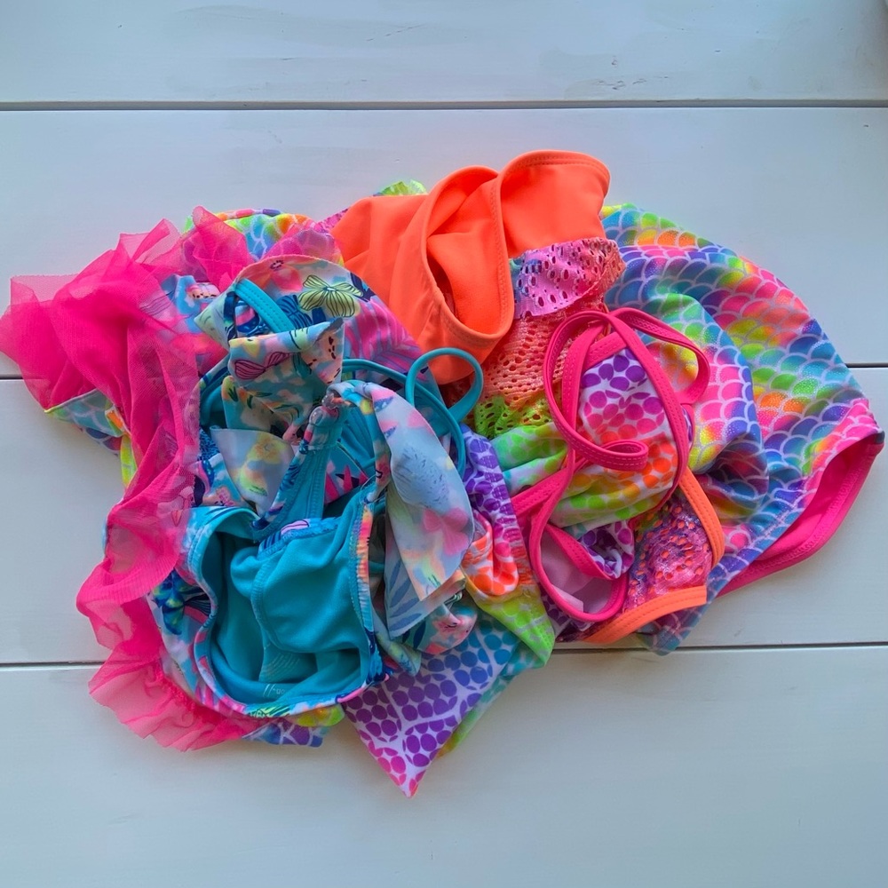 Kids 6/6X swimsuit lot - One piece and two piece